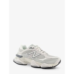 U90602 mesh and suede sneakers with embroidered logo