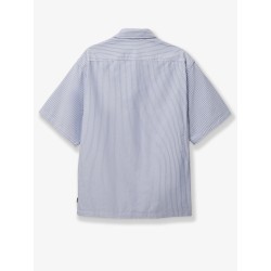 Wbwang Ox Flower striped cotton shirt