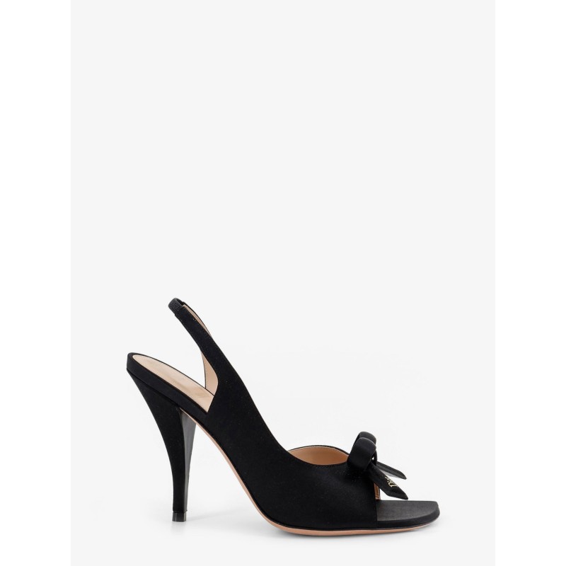 Dior Bow satin sandals with logo bow detail