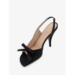 Dior Bow satin sandals with logo bow detail