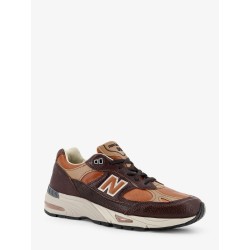 991 leather sneakers with side logo