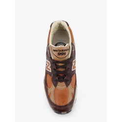 991 leather sneakers with side logo