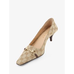 Vittoria GG fabric pumps with metal Horsebit