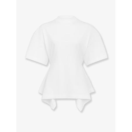 Paneled cotton t-shirt