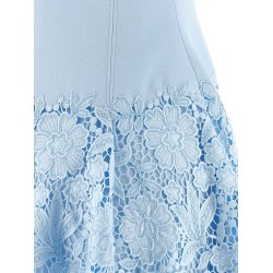 Crepe Lace mini dress