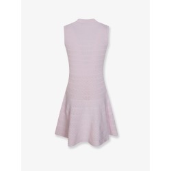 Pointelle Diamante Knit dress