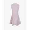 Pointelle Diamante Knit dress