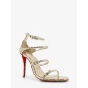 Millenium 100 python leather sandals