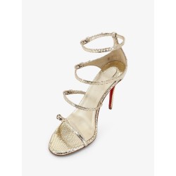 Millenium 100 python leather sandals