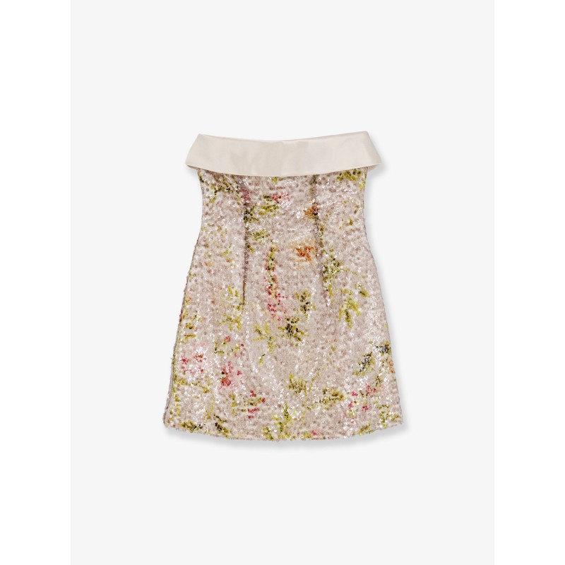 Mini dress with sequins