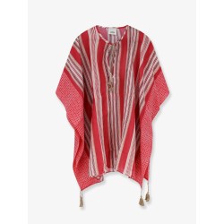 Loreliz cotton and silk beach robe dress