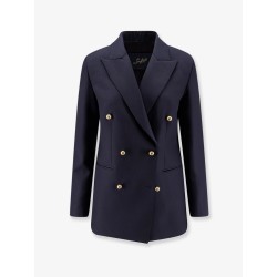 Berry virgin wool blazer
