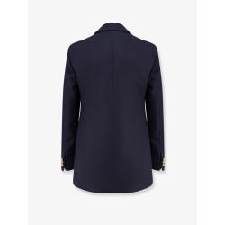 Berry virgin wool blazer