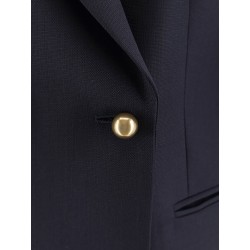 Berry virgin wool blazer