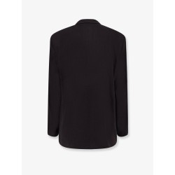 Blazer in viscose and linen blend