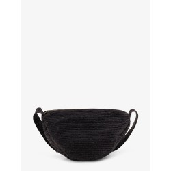 Raffia Clip crossbody bag