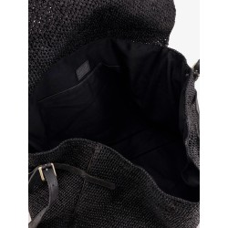 Alpha Raffia Shoulder Bag