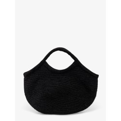 Pure raffia shoulder bag