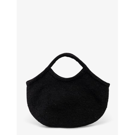 Pure raffia shoulder bag