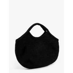 Pure raffia shoulder bag