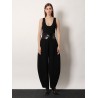 Round virgin wool jumpsuit