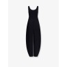 Round virgin wool jumpsuit