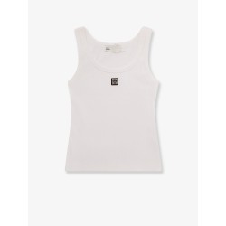 Ribbed cotton tank top