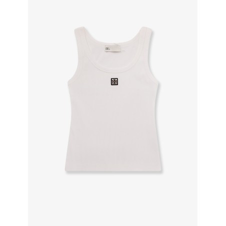 Ribbed cotton tank top