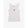 Ribbed cotton tank top