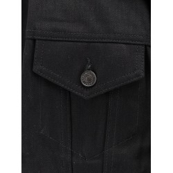 Standing denim jacket