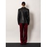 Leather blazer