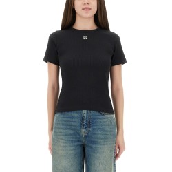 RIBBED COTTON T-SHIRT