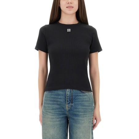 RIBBED COTTON T-SHIRT