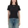 RIBBED COTTON T-SHIRT