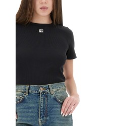RIBBED COTTON T-SHIRT