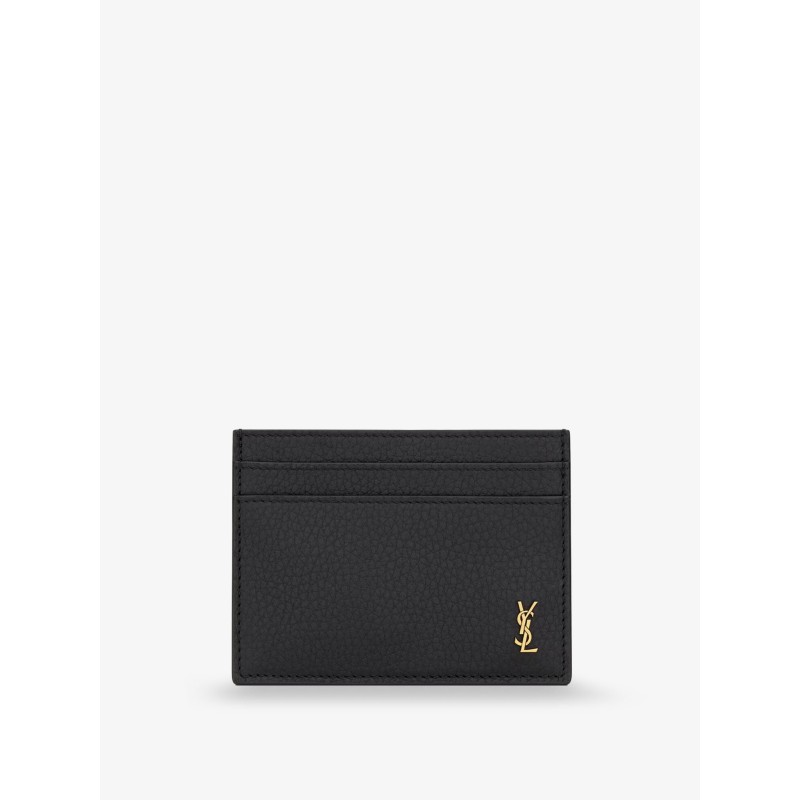 Tiny Cassandre hammered leather card holder