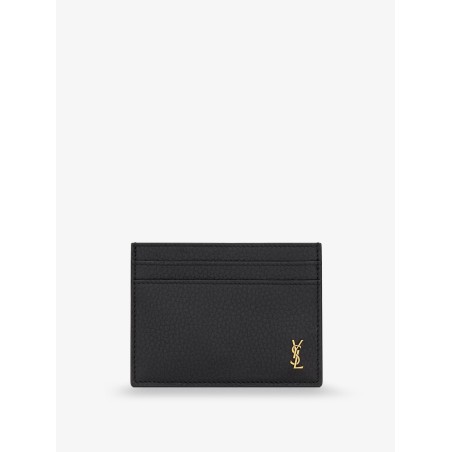 Tiny Cassandre hammered leather card holder