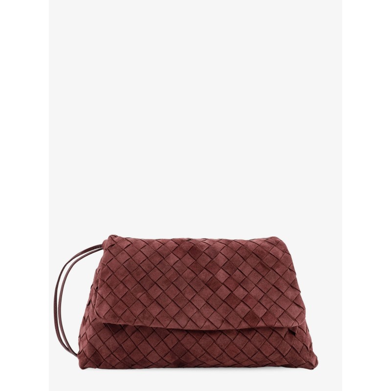 Suede Giorno crossbody bag with Intrecciato motif