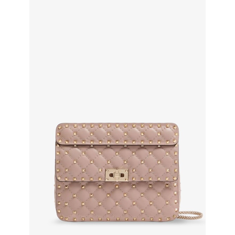 Rockstud Spike leather crossbody bag with iconic all-over studs