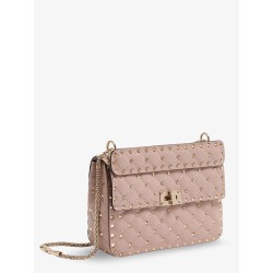 Rockstud Spike leather crossbody bag with iconic all-over studs