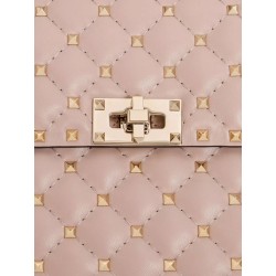 Rockstud Spike leather crossbody bag with iconic all-over studs