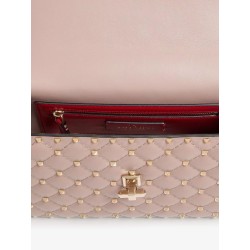 Rockstud Spike leather crossbody bag with iconic all-over studs