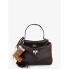 Rodeo S leather crossbody bag with vintage motif