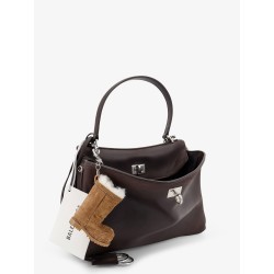 Rodeo S leather crossbody bag with vintage motif