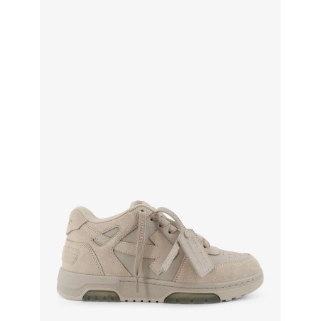 Out of Office suede and leather sneakers with iconic logo on the side