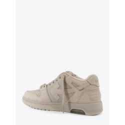 Out of Office suede and leather sneakers with iconic logo on the side