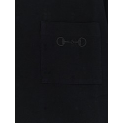 Piqué cotton t-shirt with embroidery