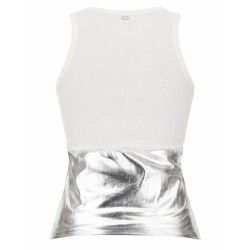 TOP A COSTINE CON APPLICAZIONE PIERCING