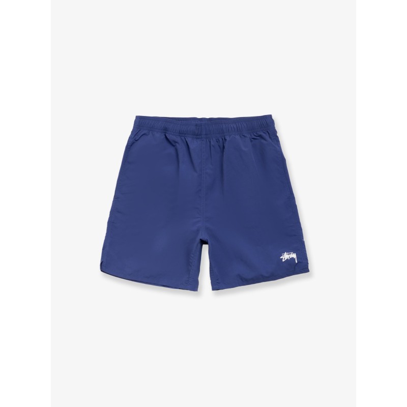 Nylon swim trunks with logo