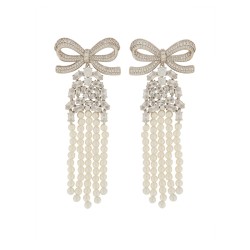 DROP EARRINGS WITH BOW